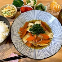 Snapdishの料理写真:タラのきのこあんかけ