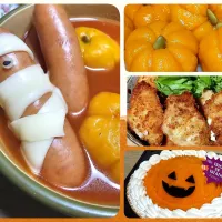 Snapdishの料理写真:ハロウィン🎃ごはん|きつねさん