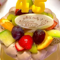 Snapdishの料理写真:ケーキ🎂| ｡:.ﾟஐ⋆*HIRAMA｡:.ﾟஐ⋆*さん