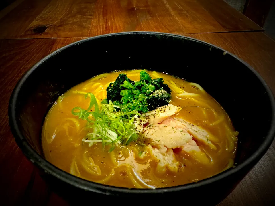 鶏むねとほうれん草のかぼちゃポタージュカレー温めん|半田手延べそうめんの店 阿波や壱兆さん