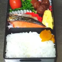 Snapdishの料理写真:鮭弁当|黒川克博さん