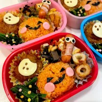 Snapdishの料理写真:ハロウィン弁当|girasoleさん