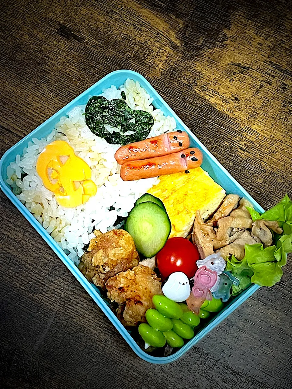 シマエナガでごまかそうとする私を許してください…の息子弁当|maSami＊さん