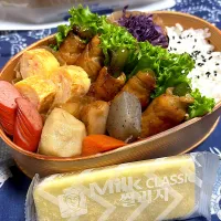 Snapdishの料理写真:ピーマン肉巻き弁当|roroさん