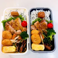 Snapdishの料理写真:10/31 グリルチキン弁当|なおちゃんさん