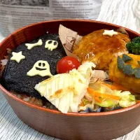 Snapdishの料理写真:今日のお弁当は豆腐ハンバーグ|YUKIMAUさん