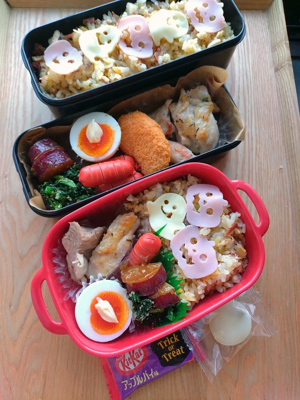 Snapdishの料理写真:夫と娘のお弁当|みわさん