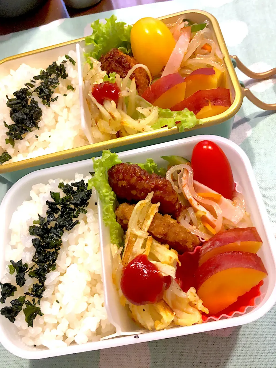 Snapdishの料理写真:2024.10.31  ＊今日のお弁当＊ピリ辛春雨サラダ♪♪|rinrin*mama*さん