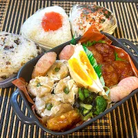 Snapdishの料理写真:今日の高校男子弁当|ミカリンさん