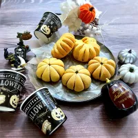 Snapdishの料理写真:かぼちゃパン🎃🍞