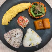 Snapdishの料理写真:朝ごはんプレート|あめふくらさん