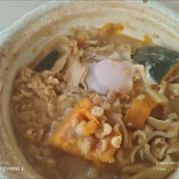 Snapdishの料理写真:ハロウィンの2024/10/31はかぼちゃ棊子麺|Tarou  Masayukiさん