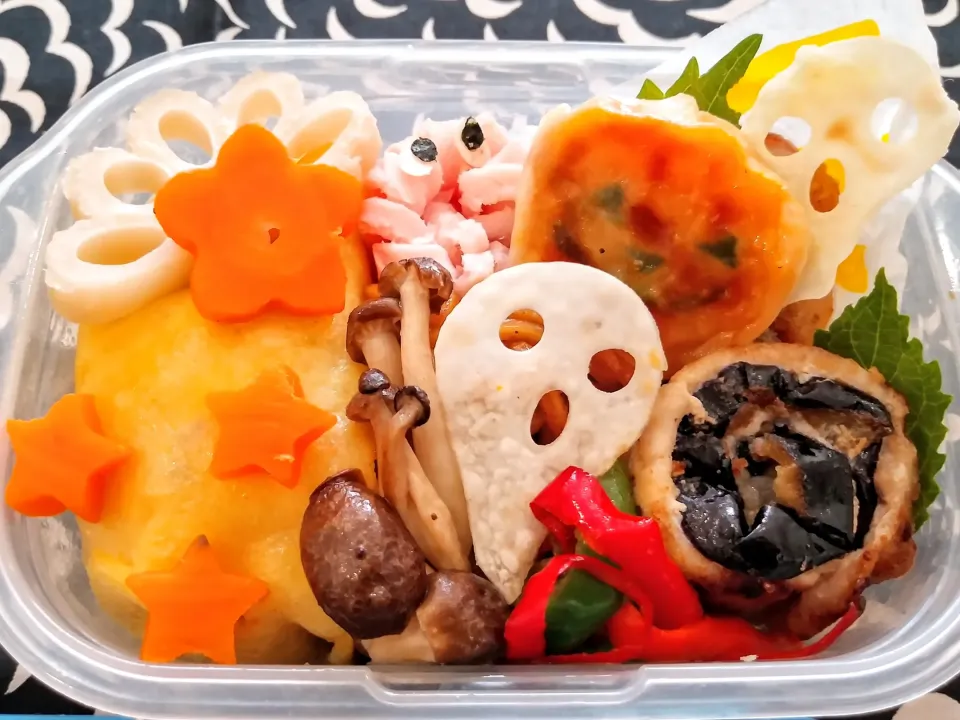 Snapdishの料理写真:ハロウィン弁当|ひんひさん