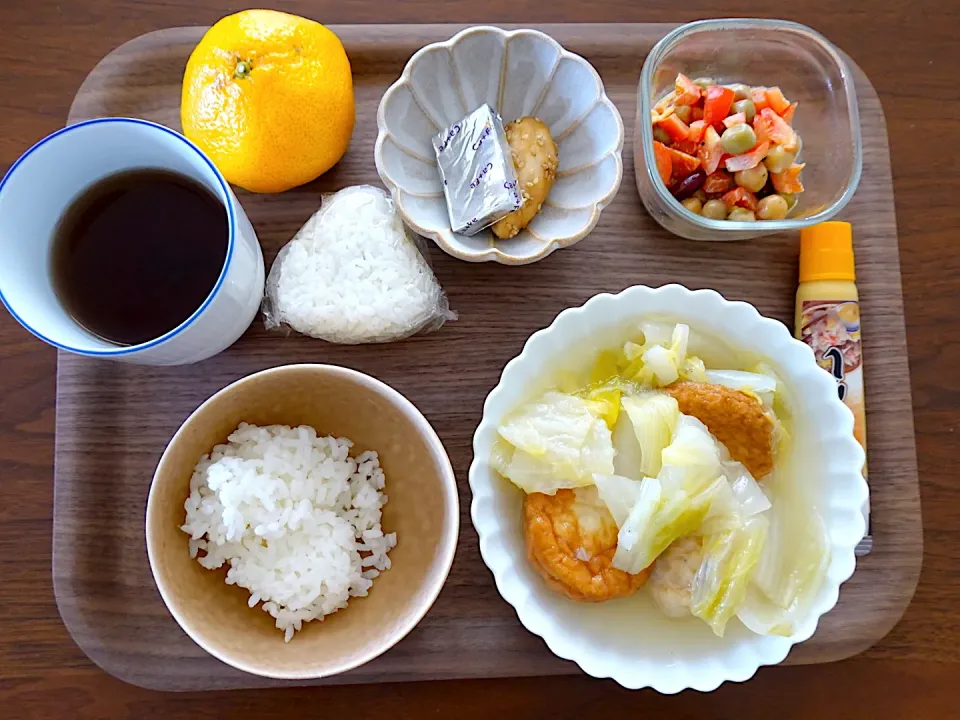 わたしの在宅ワークランチ🍴集まれ✨いろんな残りもの…|みーぬさん