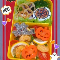 Snapdishの料理写真:ハロウィン弁当🎃|みほさん