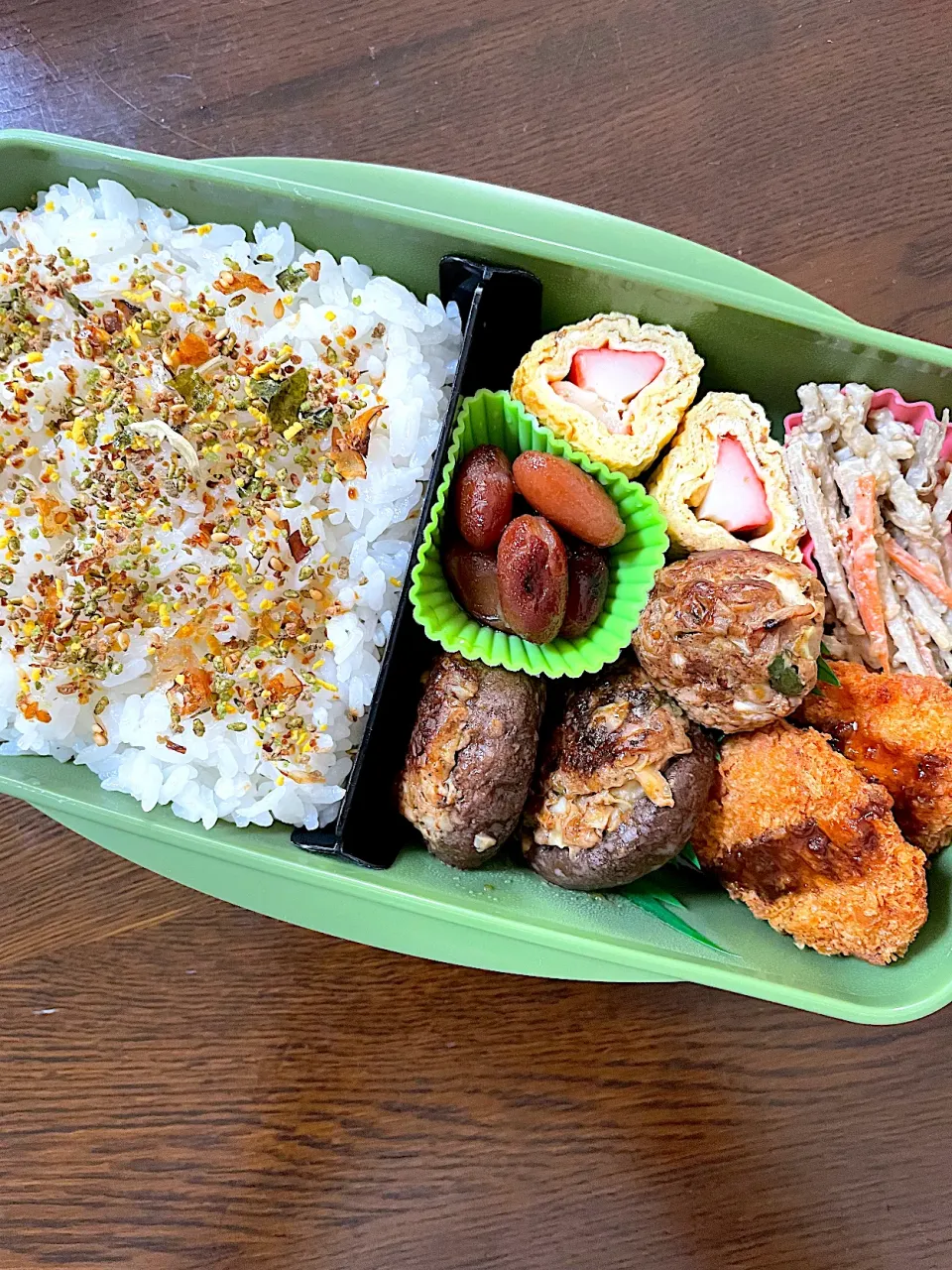 Snapdishの料理写真:しいたけの肉詰め弁当|kiicoさん