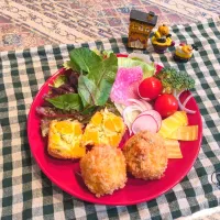 Snapdishの料理写真:かぼちゃコロッケ🎃|naonaomimichanさん