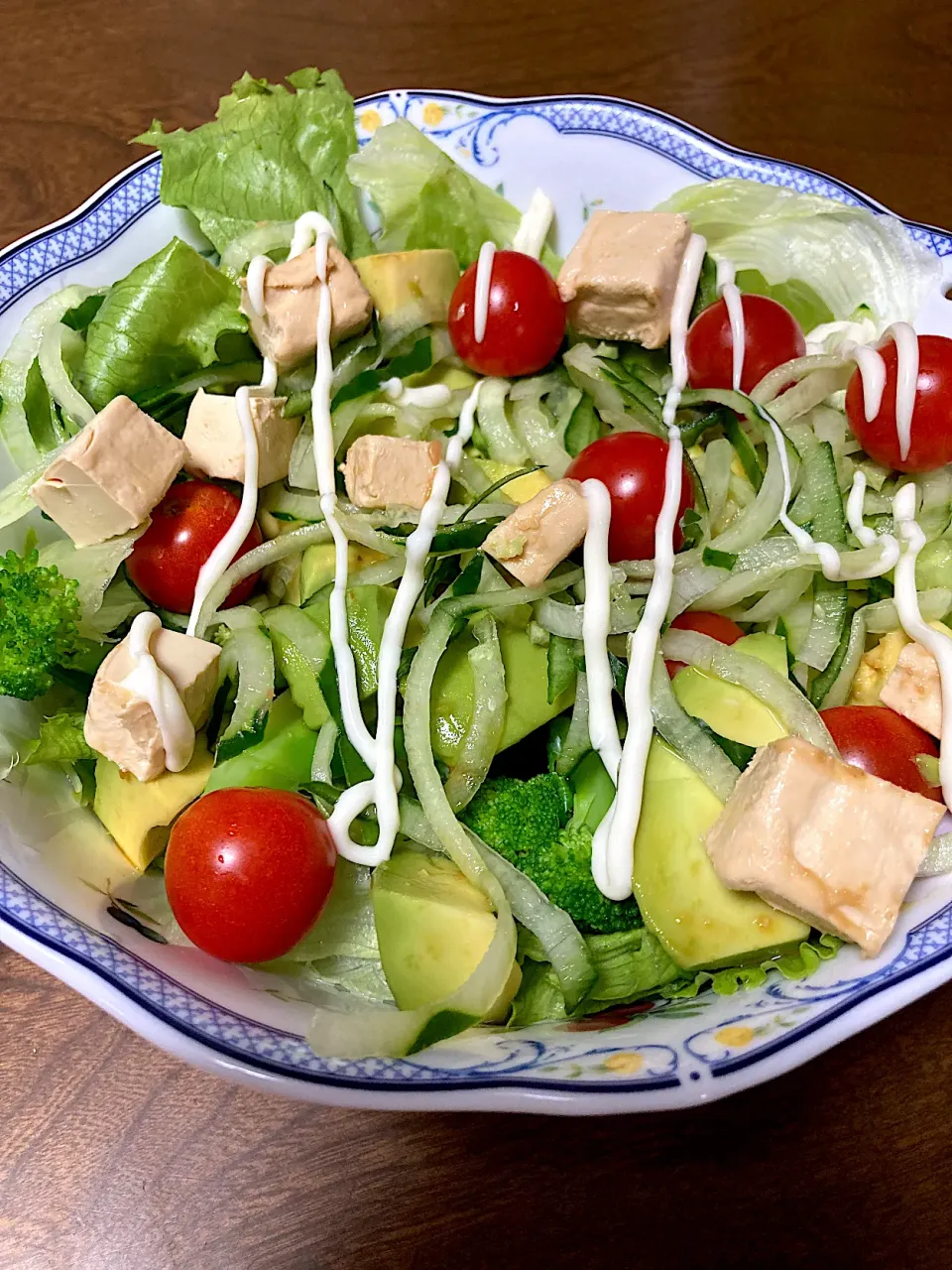 味噌漬けチーズのサラダ|ちいこさん