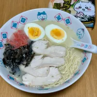 Snapdishの料理写真:10/31の夜ごはん~チャルメラ バリカタ麺 豚骨~| ゆかｕさん