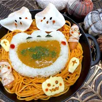 Snapdishの料理写真:ハロウィンごはん👻🎃|Sugarさん