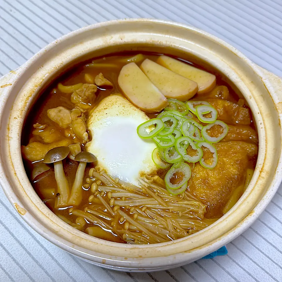 Snapdishの料理写真:味噌煮込みうどん|まさとさん