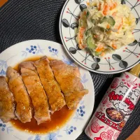 Snapdishの料理写真:Yummy!で照り焼きチキン