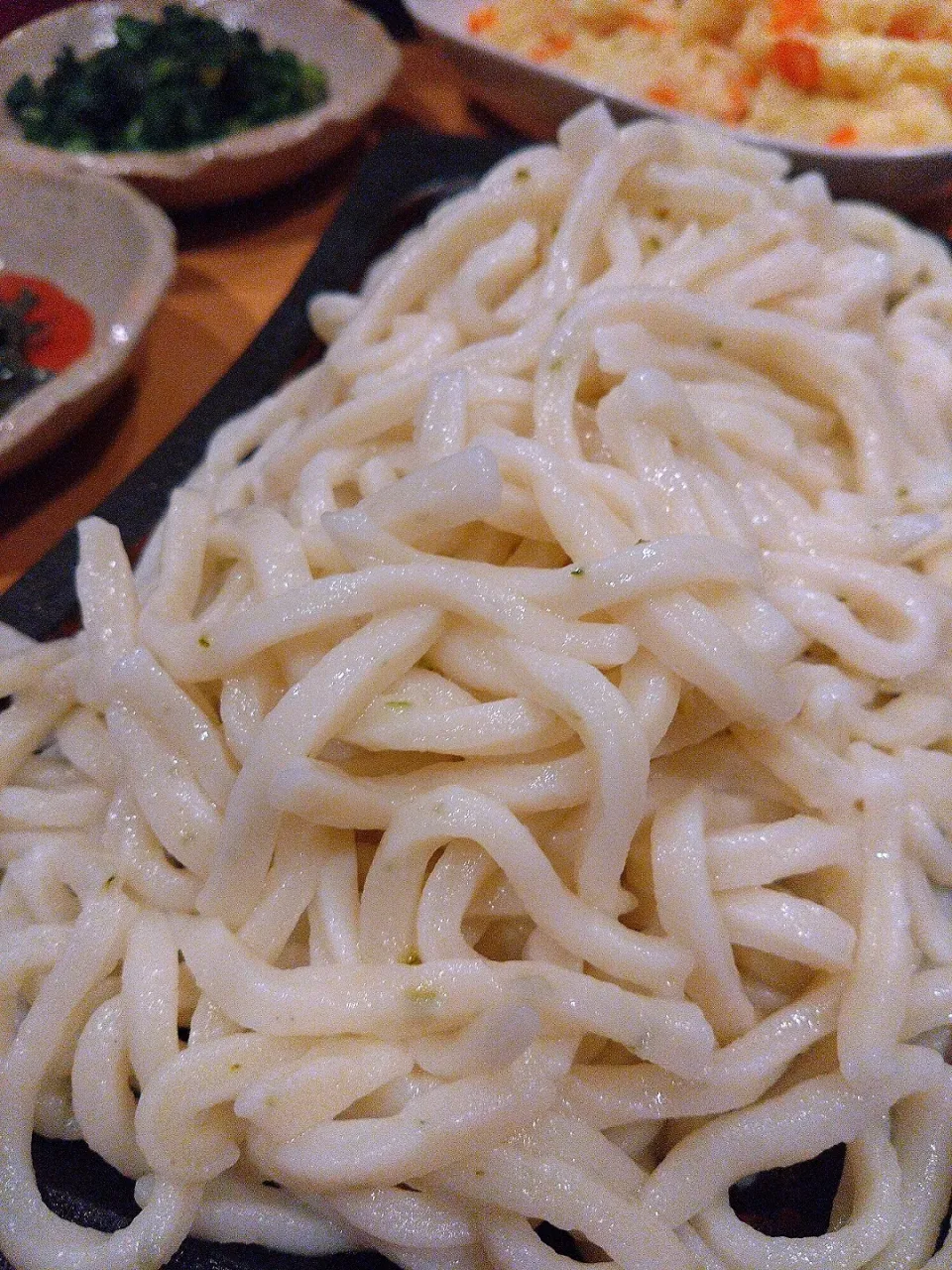 手打ちうどん（カボスの皮入♪）強力粉と米粉使用|りょうちゃん家さん