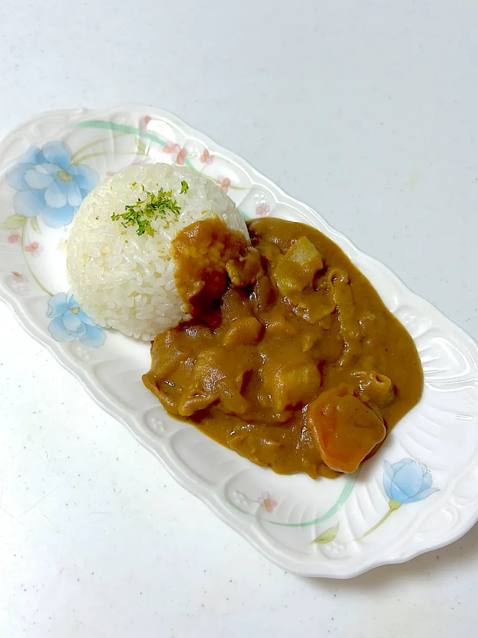 Snapdishの料理写真:息子作 カレー|花龍さん