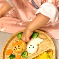 Snapdishの料理写真:ハロウィンごはん🎃|さとさやさん