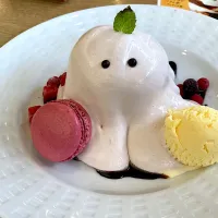 Snapdishの料理写真:おばけのがケーキ|はっちぃさん