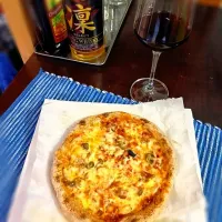 Snapdishの料理写真:全粒粉PIZZA|setuさん