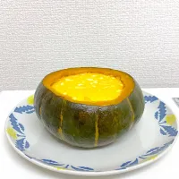 Snapdishの料理写真:かぼちゃぷりん🎃|まるたさん