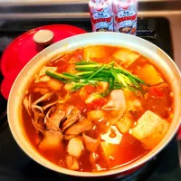 Snapdishの料理写真:Yummy!なトマト鍋🍅🍲|yukaringoさん