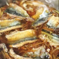 Snapdishの料理写真:秋刀魚の南蛮漬け|アリーナ香貫くんさん