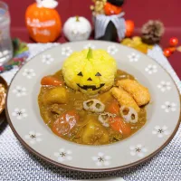 Snapdishの料理写真:ハロウィンカレー🎃|ハマーさん