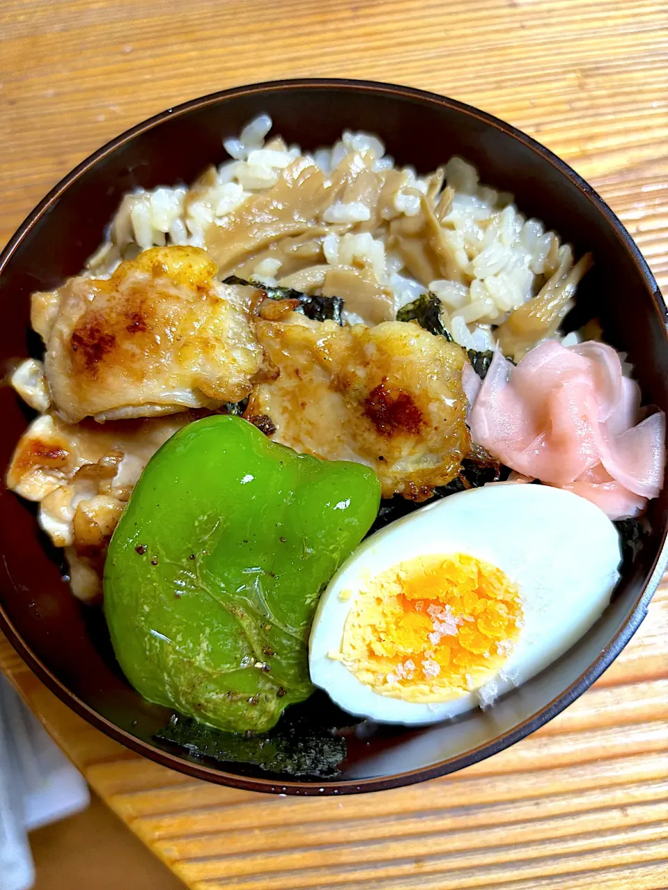 舞茸ごはんのお弁当🍱|misakoさん