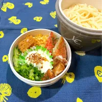 Snapdishの料理写真:ぶっかけうどん弁当|のんさん