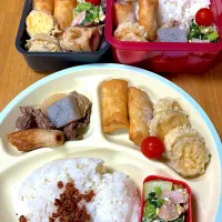 Snapdishの料理写真:男子弁当|じゅんじゅんさん