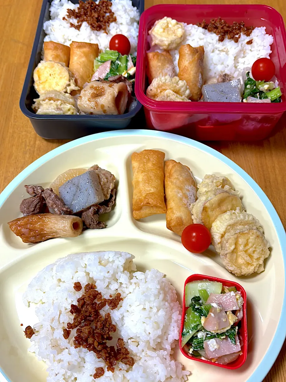 Snapdishの料理写真:男子弁当|じゅんじゅんさん