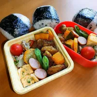 Snapdishの料理写真:次男・私弁当| tamagomagomagoさん