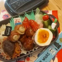 Snapdishの料理写真:2024.11.1 娘弁当🍱|あずきラテさん