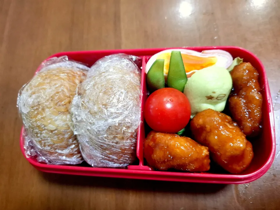 Snapdishの料理写真:焼きおにぎり弁当|Akikoさん