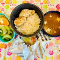 Snapdishの料理写真:今日のお弁当🍙|A*CHAMIさん