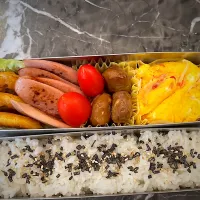 Snapdishの料理写真:中学お弁当🍱🍙No.90|ちーぽん♪さん