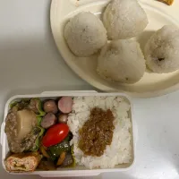 Snapdishの料理写真:娘と妻と僕のお弁当|もとくんさん