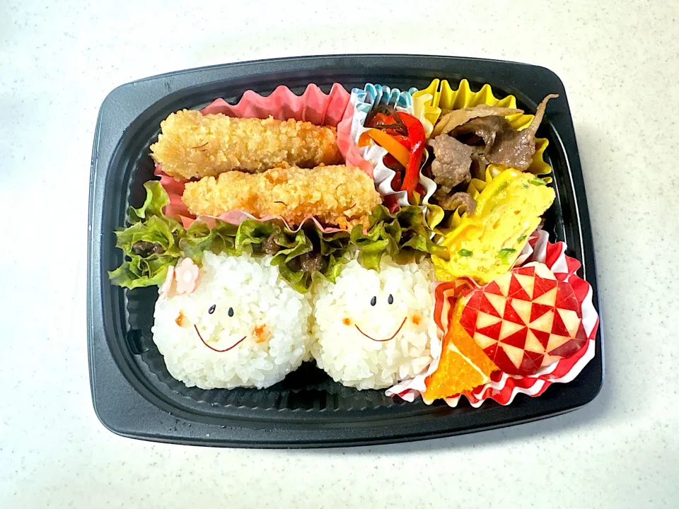 Snapdishの料理写真:豚しそロール味噌焼き弁当|みもざさん