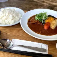 Snapdishの料理写真:チキンカレー🍛(カレーの健ちゃん)|アライさんさん