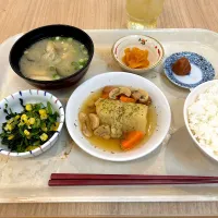 Snapdishの料理写真:寮の朝ごはん😋|すかラインさん