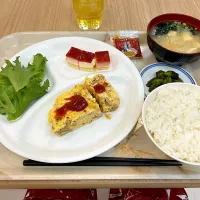 Snapdishの料理写真:寮の朝ごはん😋|すかラインさん