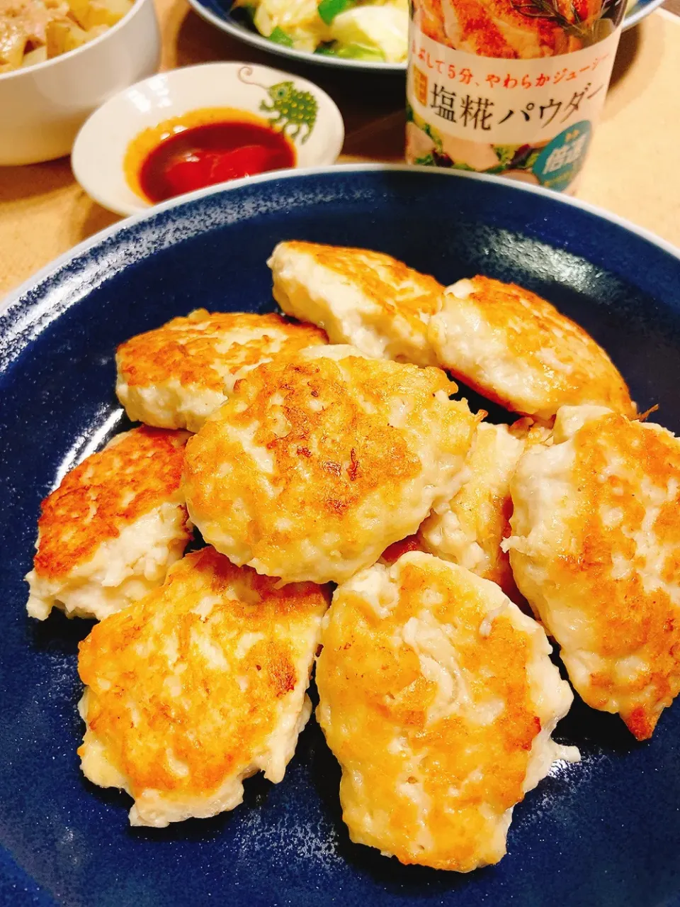 生塩糀パウダーでふんわり豆腐チキンナゲット|ももこさん